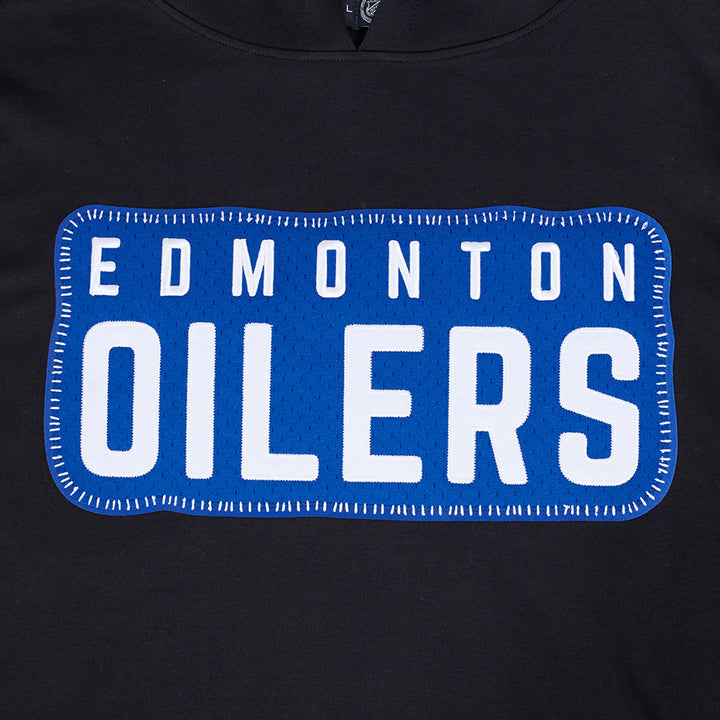 Edmonton Oilers Pro Standard Pick Stitch Black Hoodie