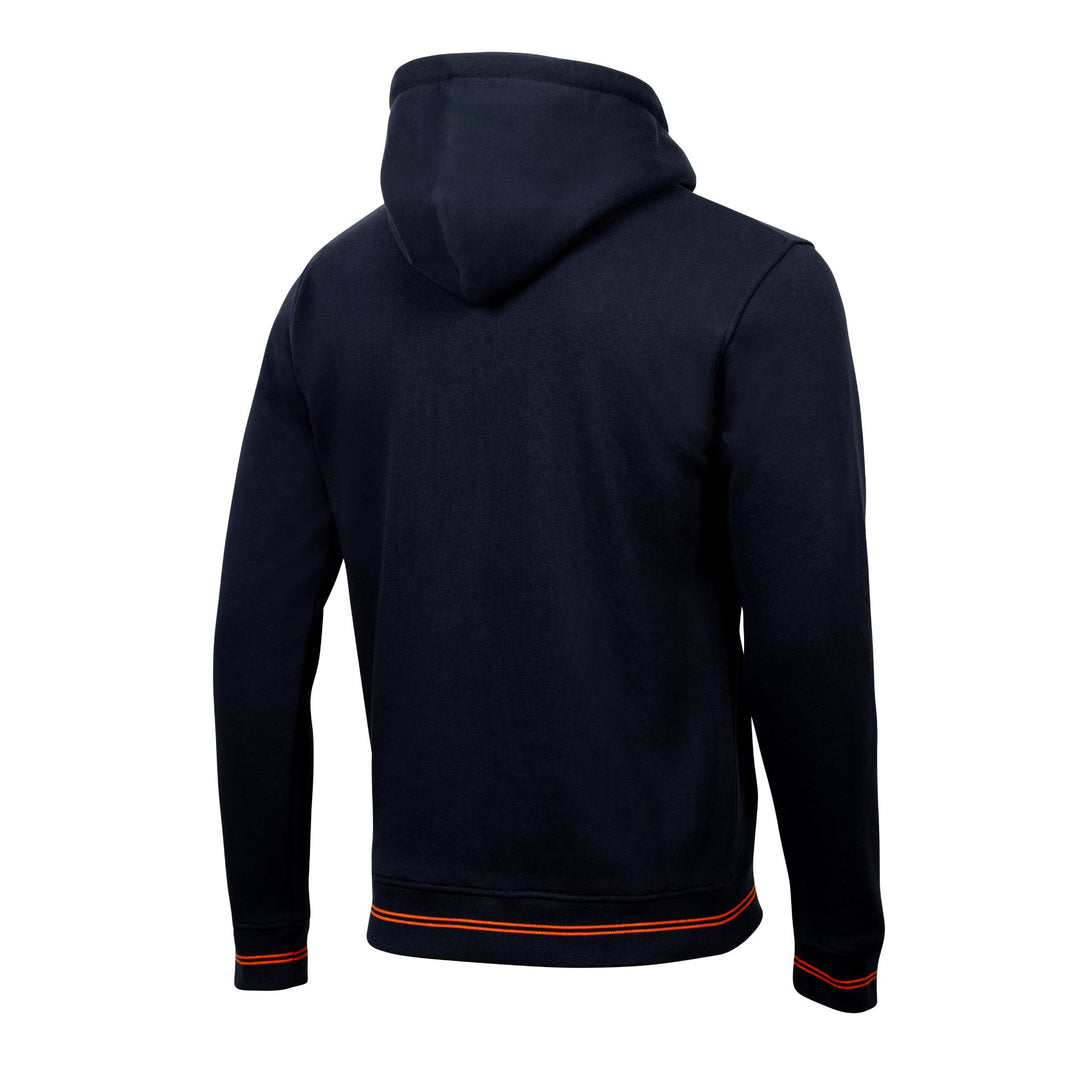 Edmonton Oilers Sport Design Sweden Oversized Corduroy Wordmark Navy Hoodie