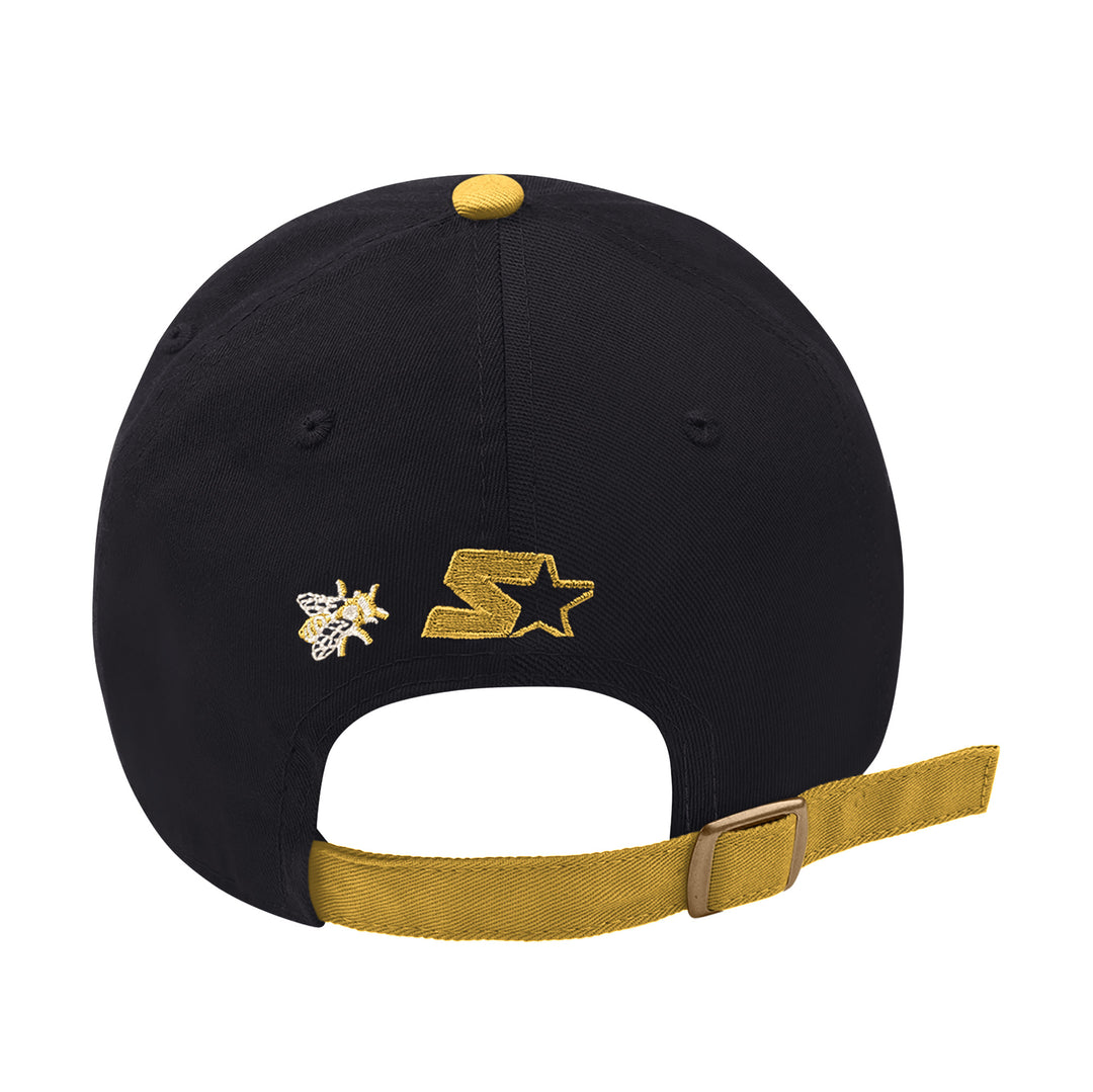 Edmonton Oilers Starter Black Fashion Flowers Adjustable Hat