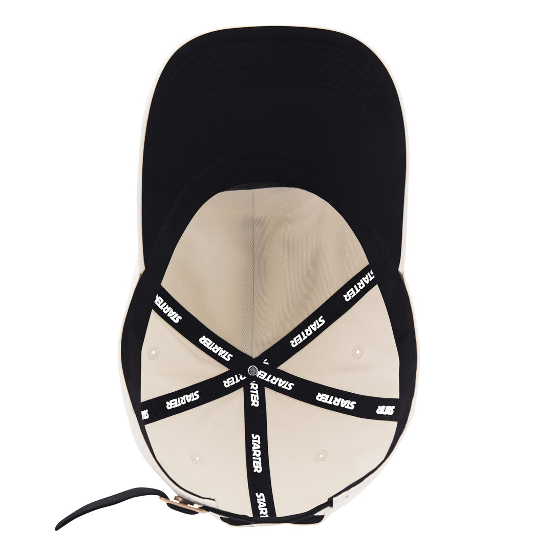 Edmonton Oilers Starter Cream Fashion Flowers Adjustable Hat