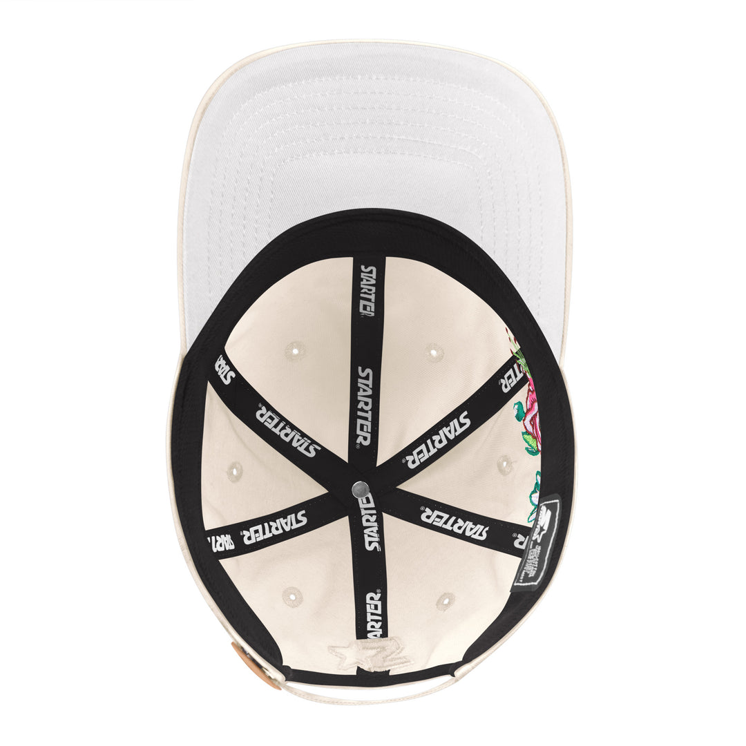 Edmonton Oilers Starter Cream Spring Garden Adjustable Hat