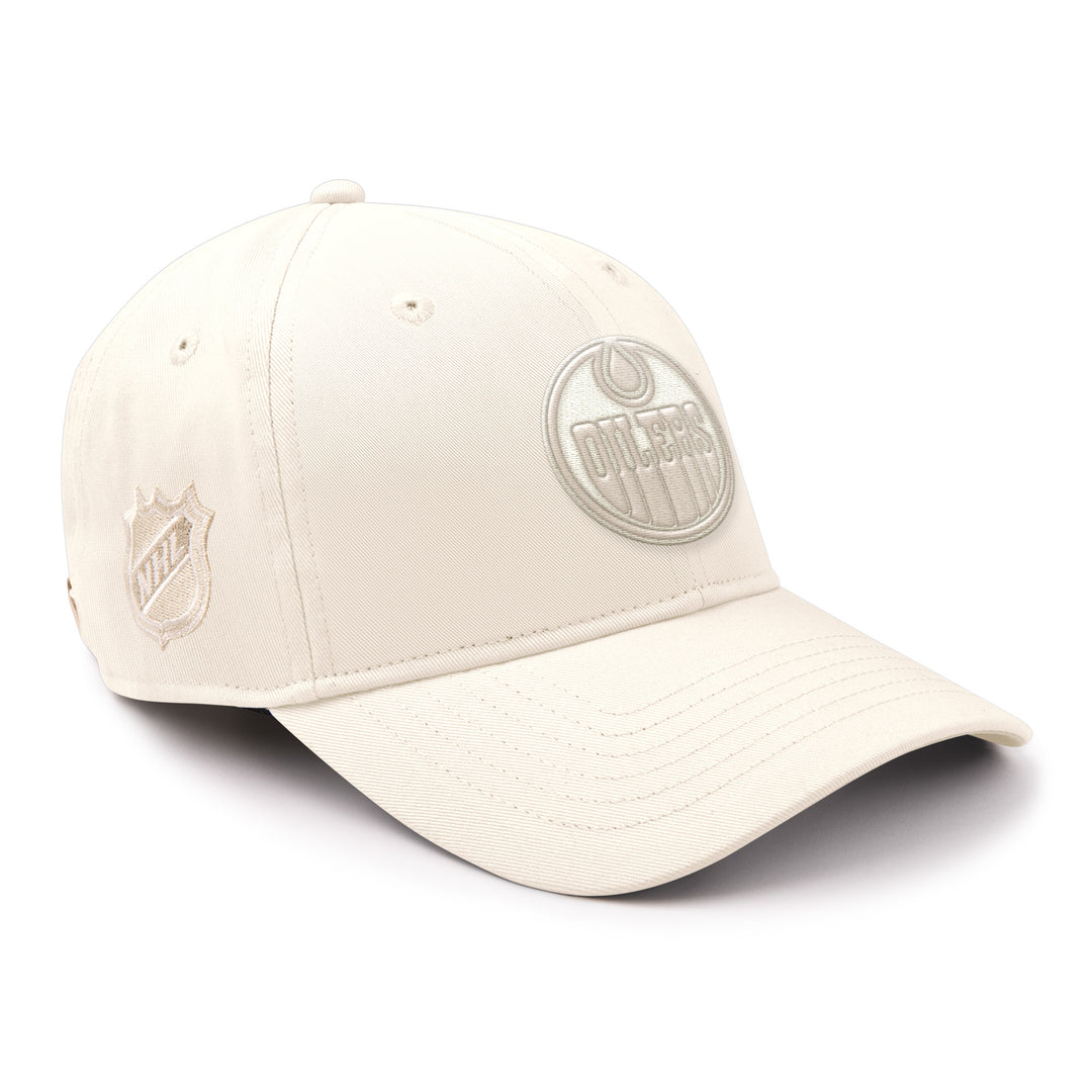 Edmonton Oilers Starter Cream Spring Garden Adjustable Hat