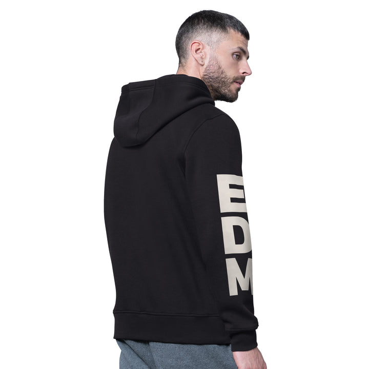 Edmonton Oilers Starter Hand Off Black Fleece Hoodie