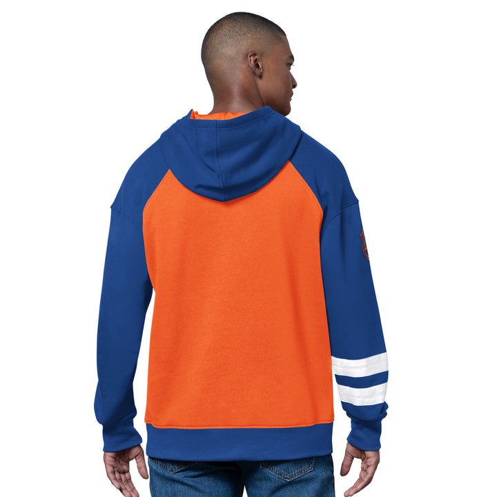 Edmonton Oilers Starter Orange Interception Hoodie