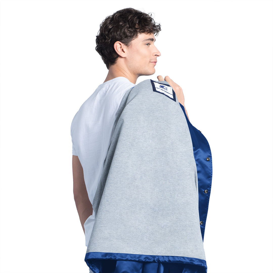 Edmonton Oilers Starter Royal Point Man Coach's Jacket