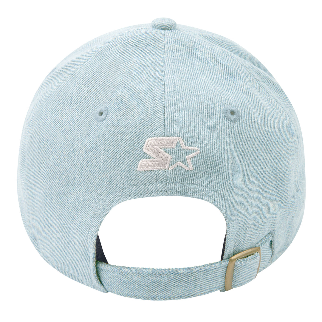 Edmonton Oilers Starter Washed Out Denim Adjustable Hat