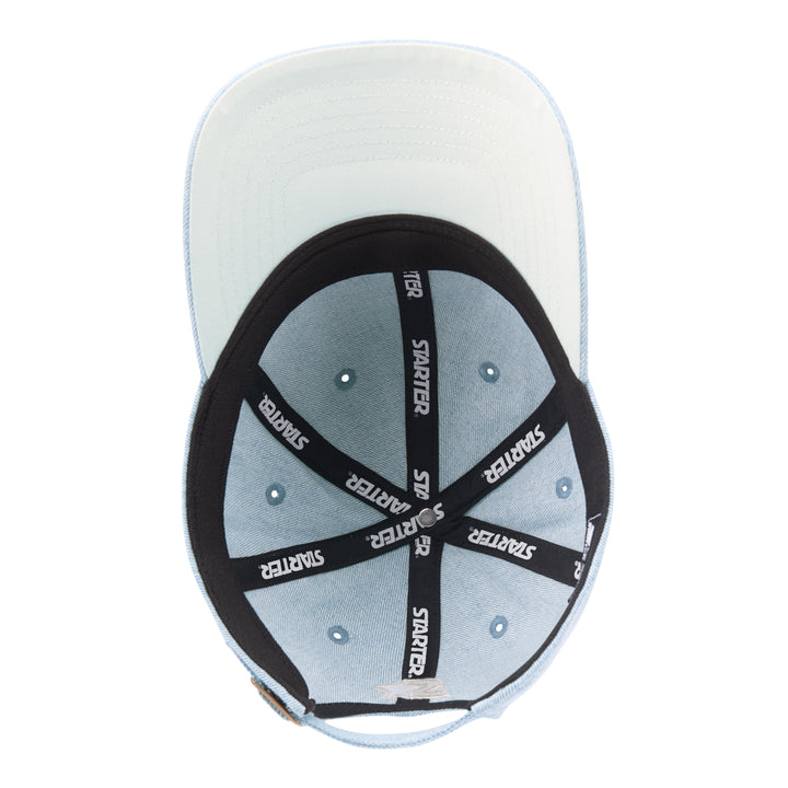 Edmonton Oilers Starter Washed Out Denim Adjustable Hat