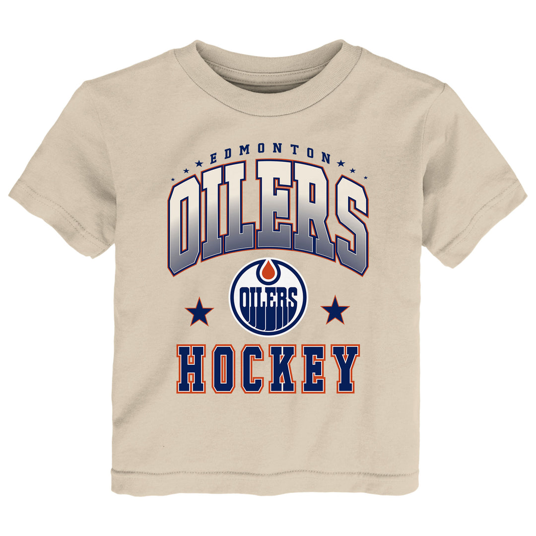 Edmonton Oilers Toddler Outerstuff True Fan Cream T-Shirt