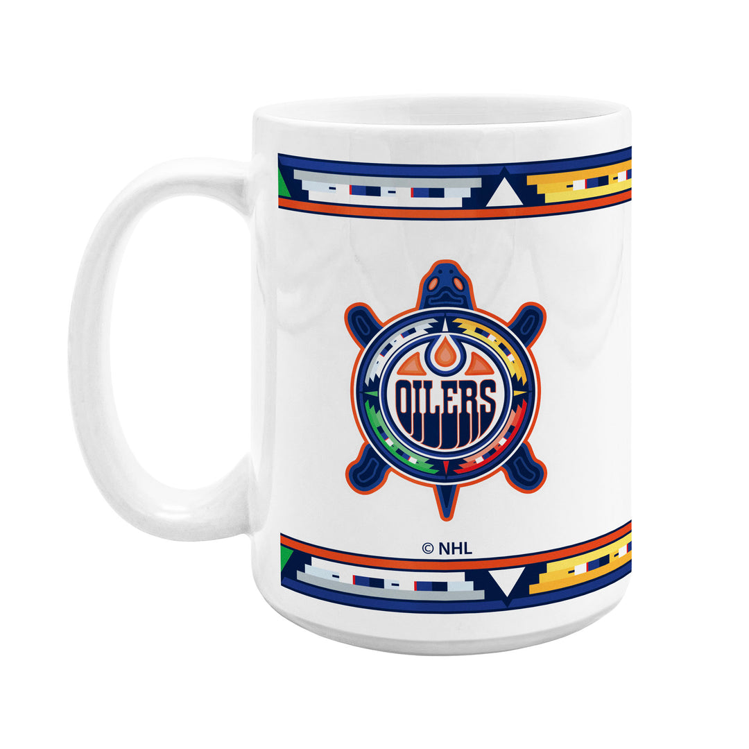 Edmonton Oilers Turtle Island Ceramic 15oz Mug