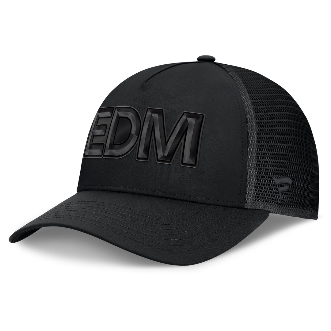 Edmonton Oilers Women's Fanatics Black 2025-26 Authentic Pro Road 8 Mesh Snapback Hat