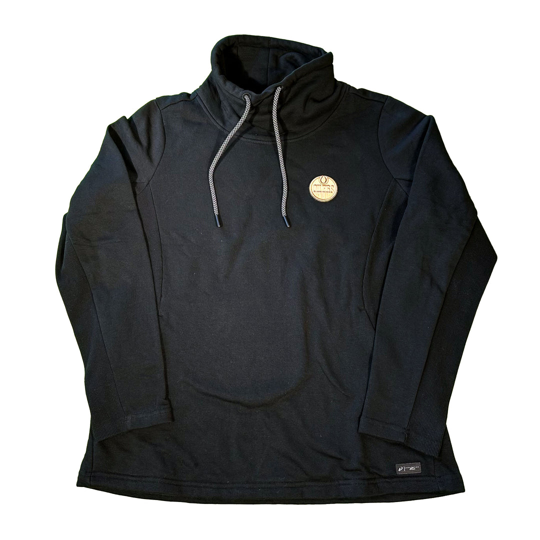 Edmonton Oilers Women's Levelwear Desert Shadow Black Loop Hoodie
