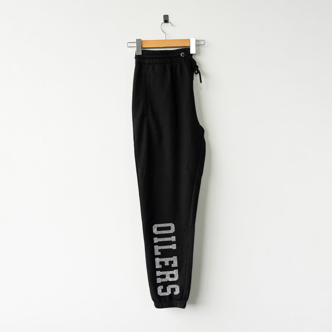 Edmonton Oilers Women's Line Change Team Black Pants/Joggers