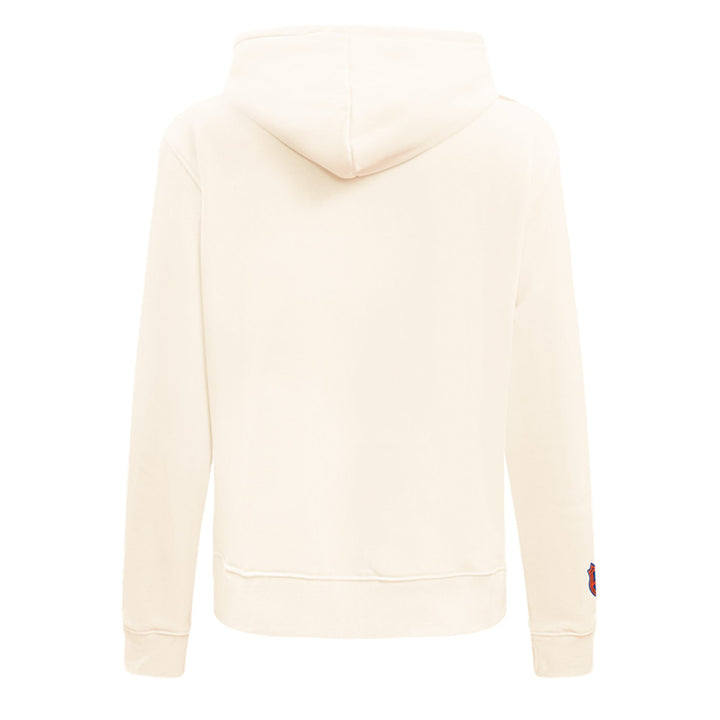 Edmonton Oilers Women's Pro Standard Classic Icon Cream Full-Zip Hoodie