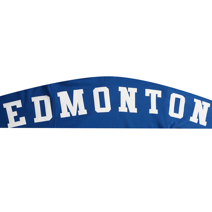 Edmonton Oilers Women's Pro Standard Wingspan Blue Hooded Dress