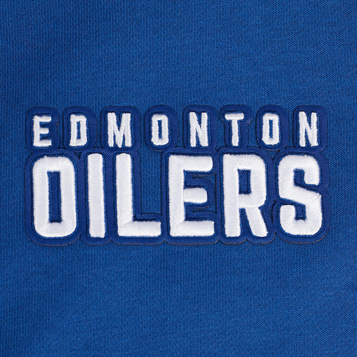 Edmonton Oilers Women's Pro Standard Wingspan Blue Hooded Dress