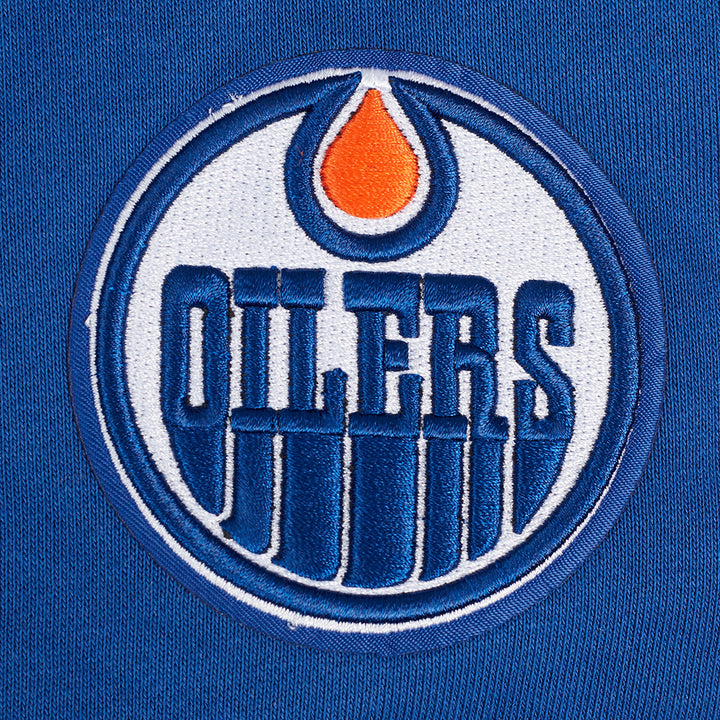 Edmonton Oilers Women's Pro Standard Wingspan Blue Hooded Dress