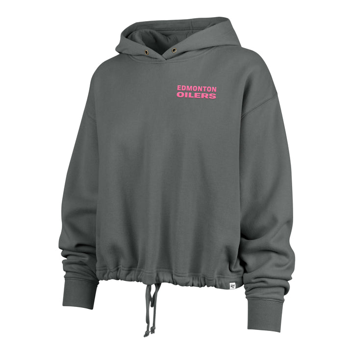 Edmonton Oilers Women's '47 Bright Side Venice Grey Hoodie