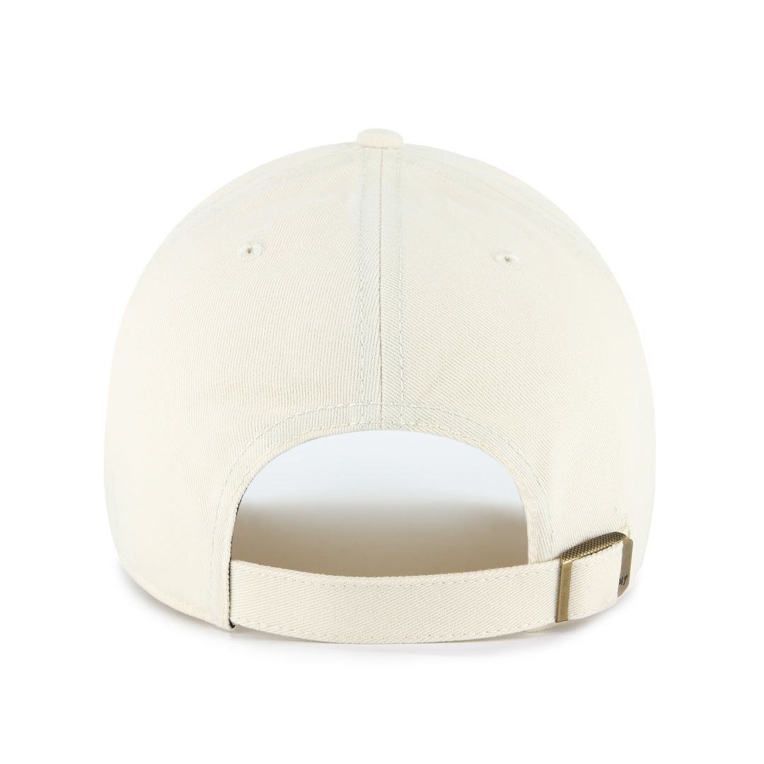 Edmonton Oilers Women's '47 Cream Miata Alternate Logo Clean Up Adjustable Hat