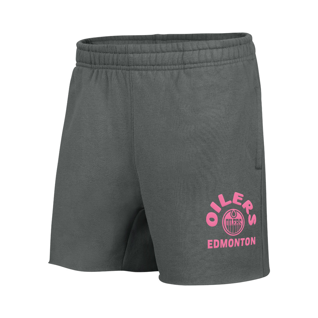 Edmonton Oilers Women's '47 Grey Brighten Up Venice Shorts