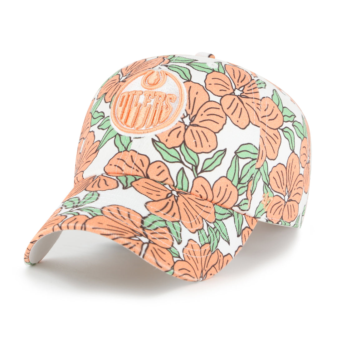 Edmonton Oilers Women's '47 Orange Florentina Clean Up Adjustable Hat