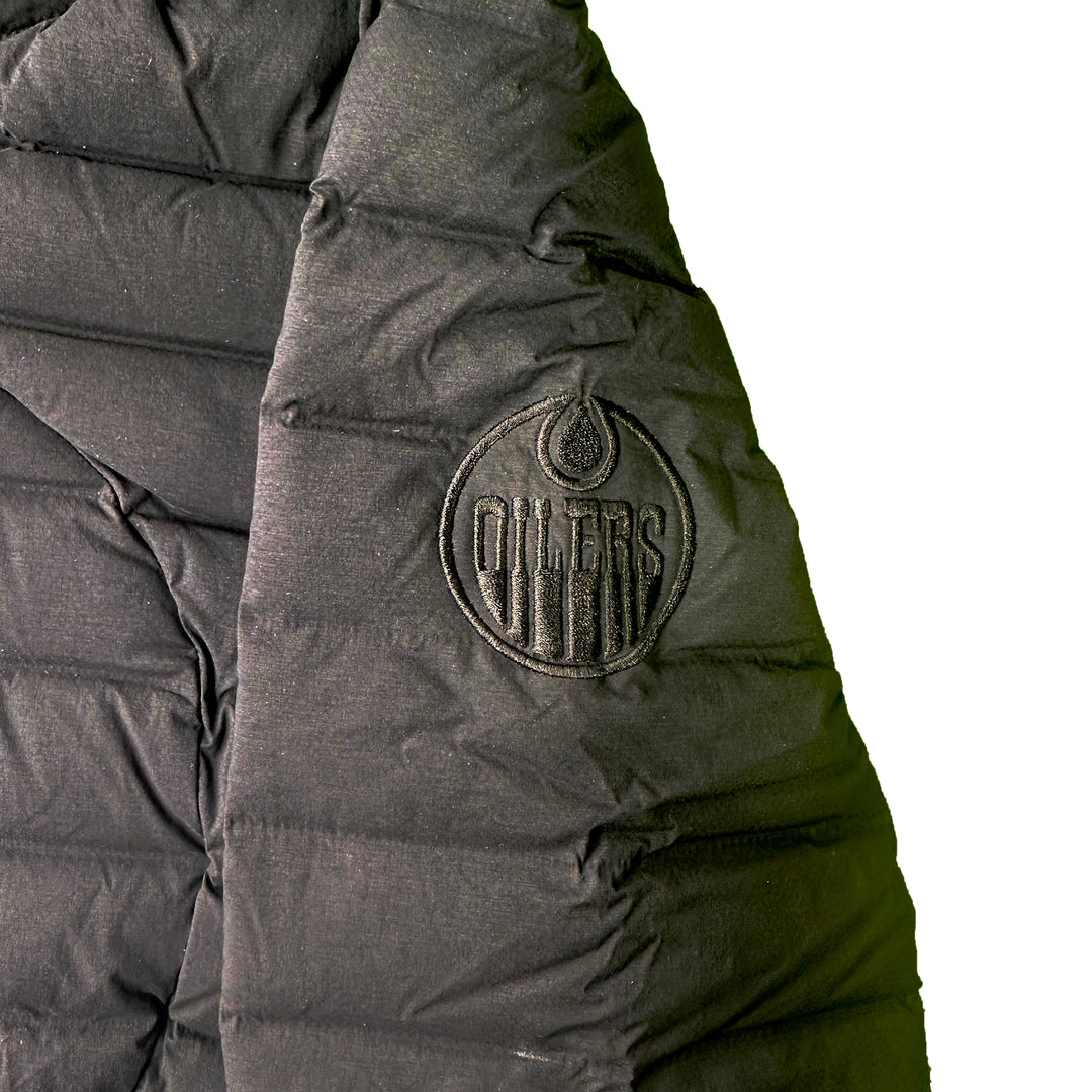 Edmonton Oilers Women's lululemon Pack It Down 700-Fill Black Jacket