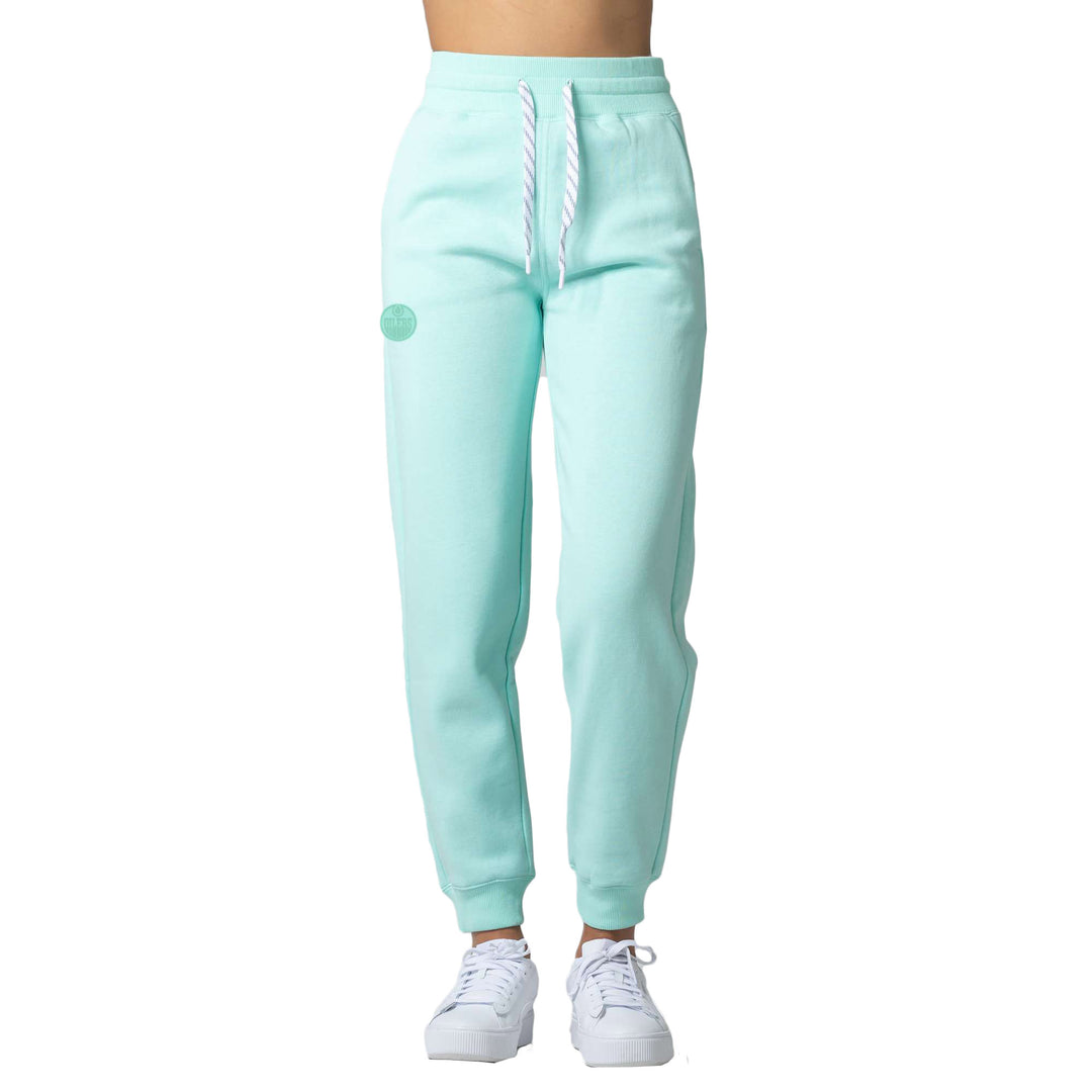 Edmonton Oilers Women's Levelwear Gardina Aqua Pants/Joggers