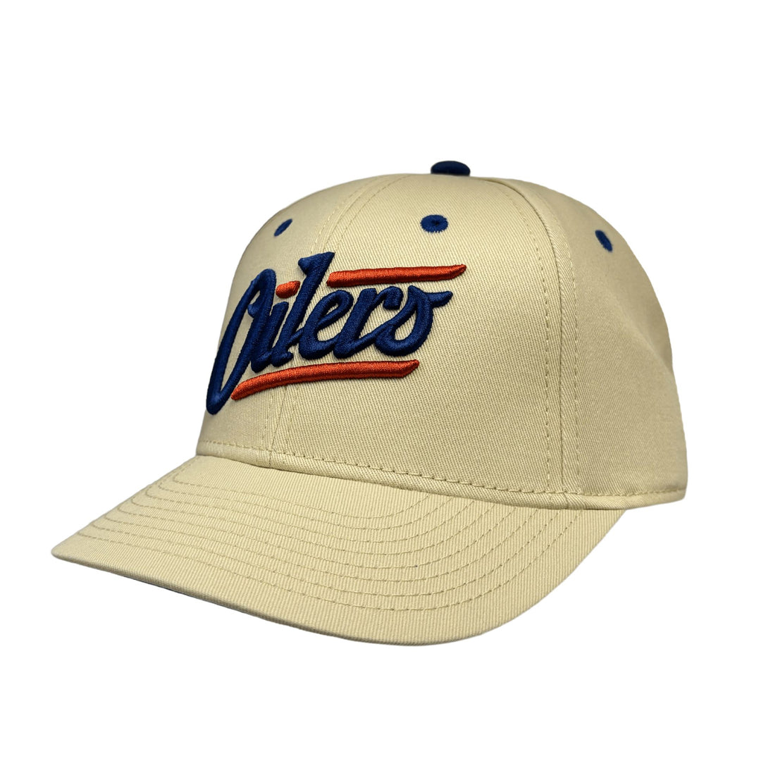 Edmonton Oilers Youth American Needle Cream Alternate Lofted Adjustable Hat