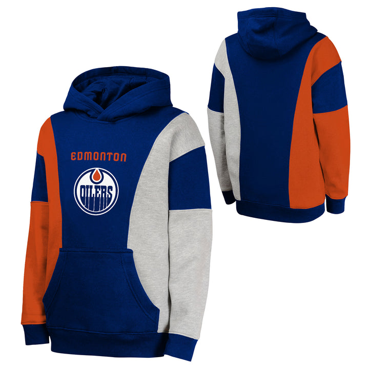 Edmonton Oilers Youth Outerstuff Blue Ace In The Hole Hoodie