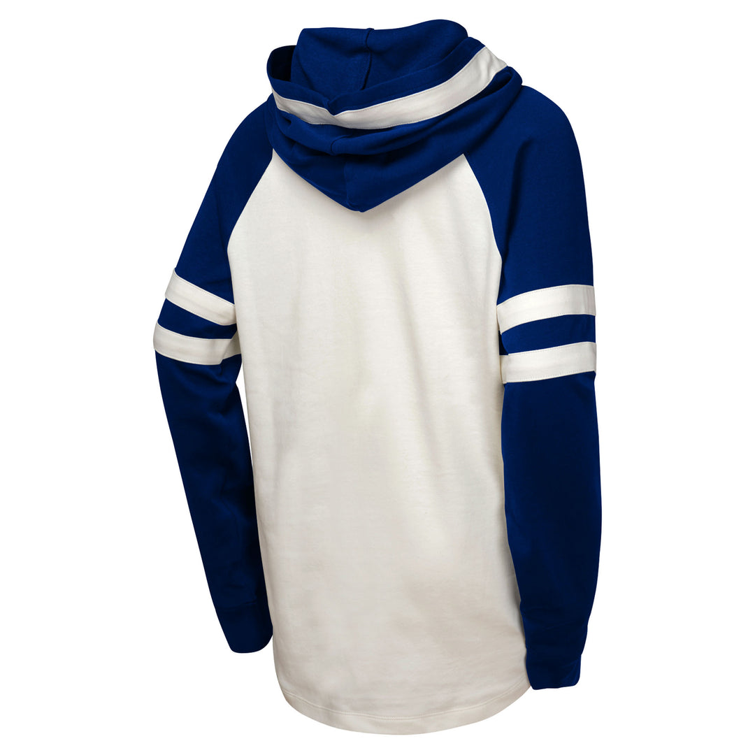 Edmonton Oilers Youth Outerstuff Cream & Blue First Half Hoodie