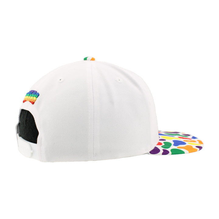 Edmonton Oilers Zephyr Pride White Snapback Hat