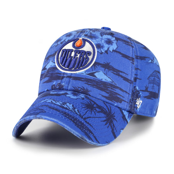 Edmonton Oilers '47 Blue Fiji Clean Up Adjustable Hat