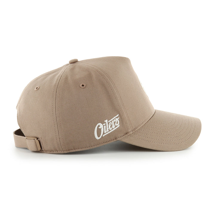 Edmonton Oilers '47 Brown Foundational Offside DT Alternate Logo Adjustable Hat