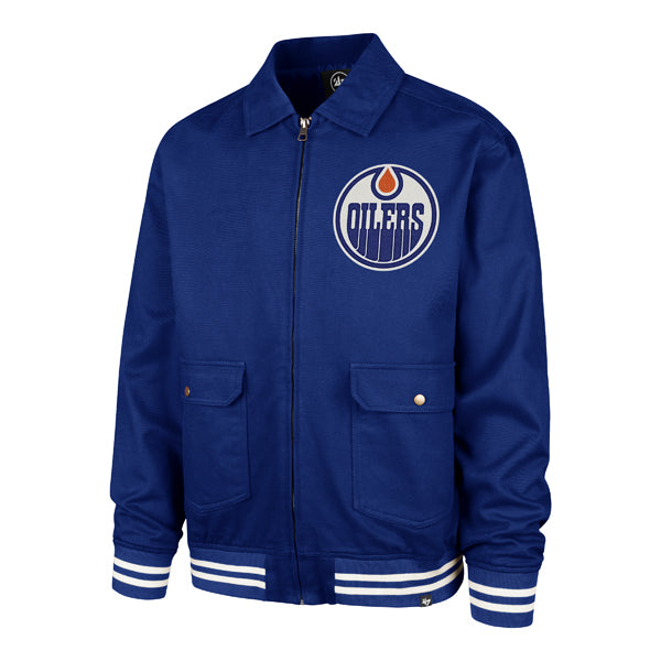 Edmonton Oilers '47 Golden Diamond Homestead Royal Full-Zip Jacket