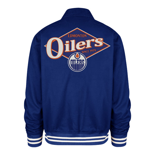 Edmonton Oilers '47 Golden Diamond Homestead Royal Full-Zip Jacket