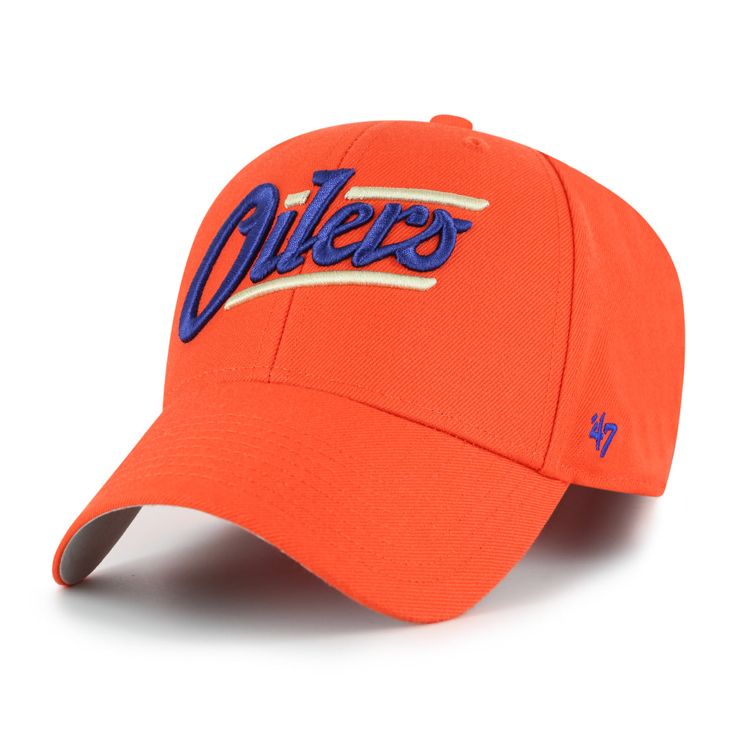 Edmonton Oilers '47 Orange Alternate Logo MVP Adjustable Hat