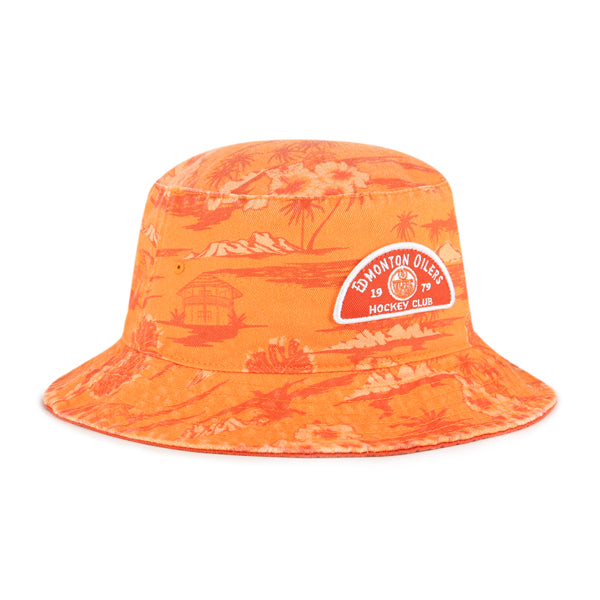 Edmonton Oilers '47 Orange Fiji Bucket Hat