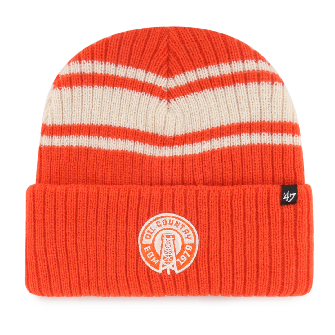 Edmonton Oilers '47 Orange Harbor Alternate Logo Cuffed Knit Toque