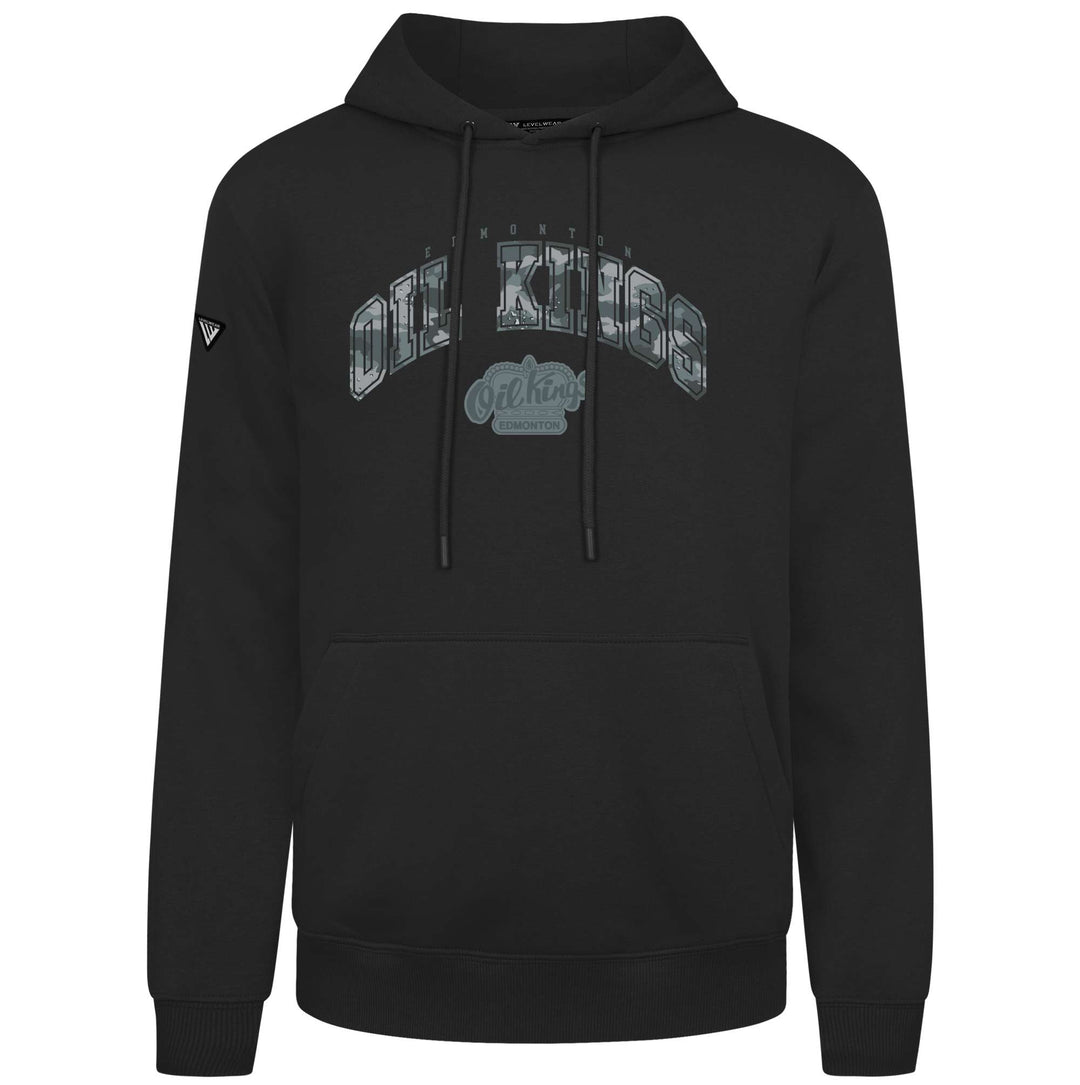 Edmonton Oil Kings Levelwear Winter Camo Black Podium Hoodie