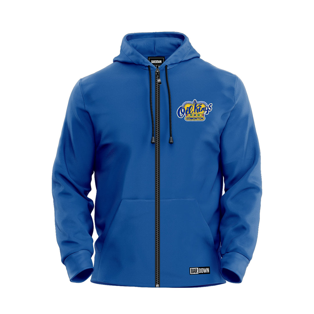 Edmonton Oil Kings Bardown Solid Royal Full-Zip Hoodie