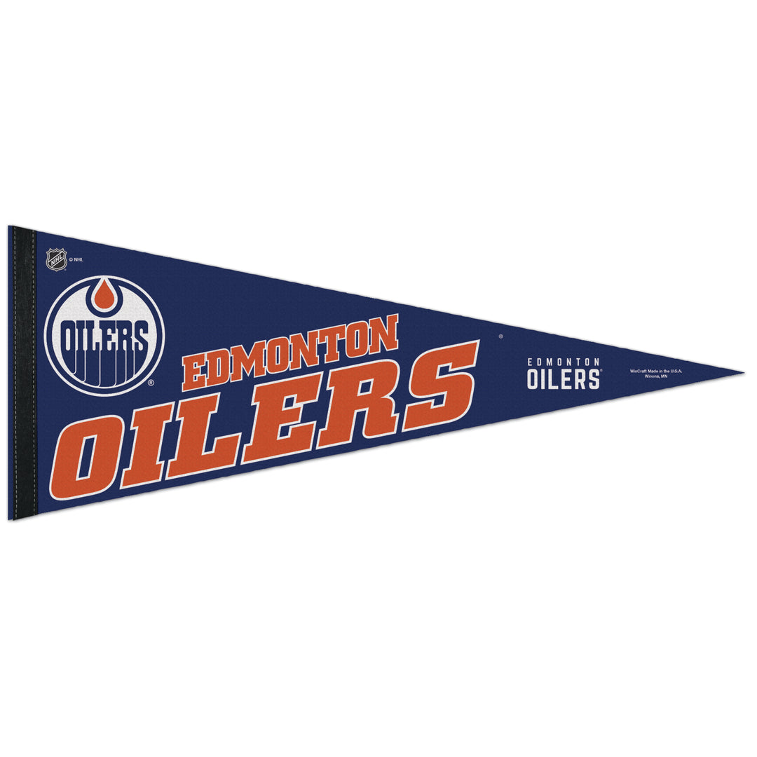 Edmonton Oilers 12" x 30" Classic Felt Pennant