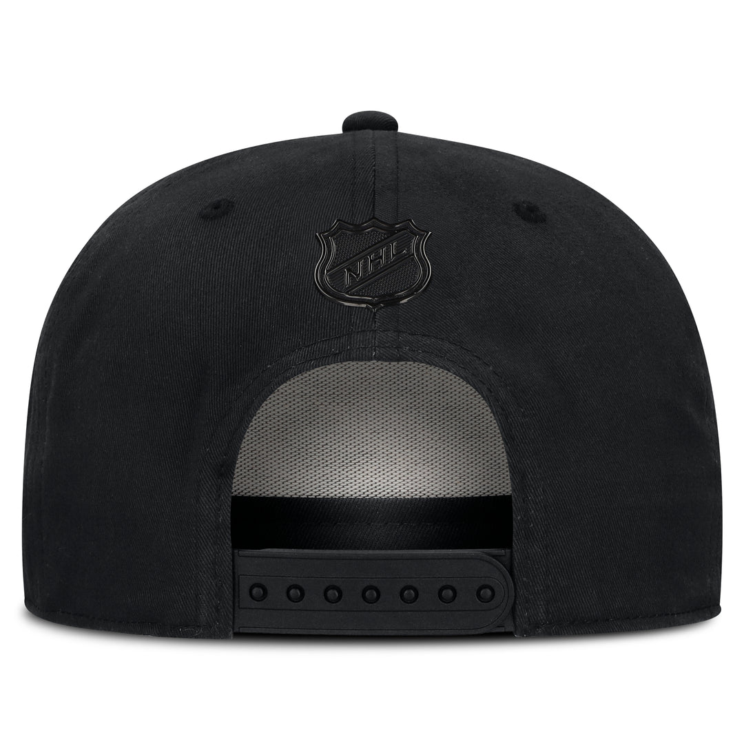 Edmonton Oilers 2025-26 Fanatics Black Authentic Pro Military Appreciation Night Snapback Hat