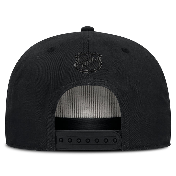Edmonton Oilers 2025-26 Fanatics Black Authentic Pro Military Appreciation Night Snapback Hat