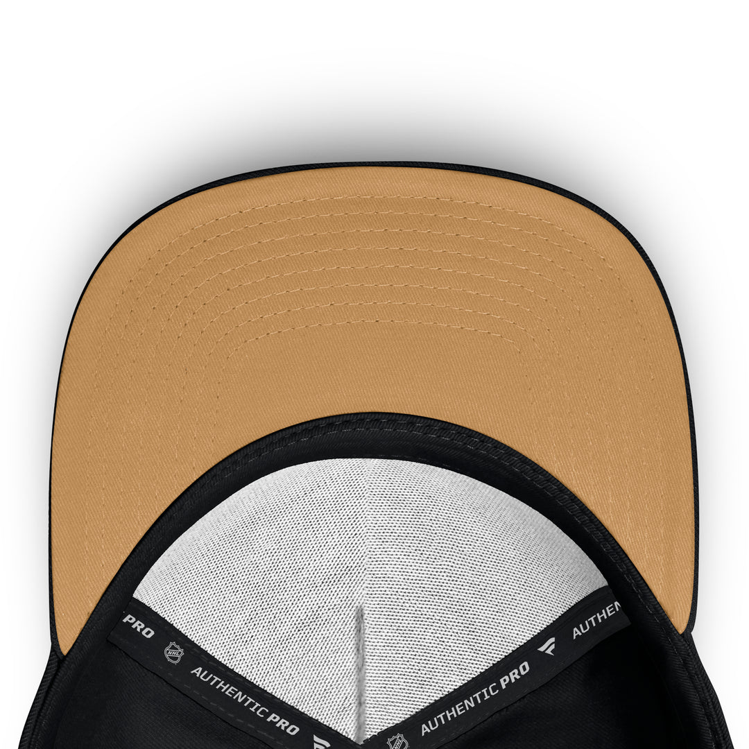 Edmonton Oilers 2025-26 Fanatics Black Authentic Pro Military Appreciation Night Snapback Hat