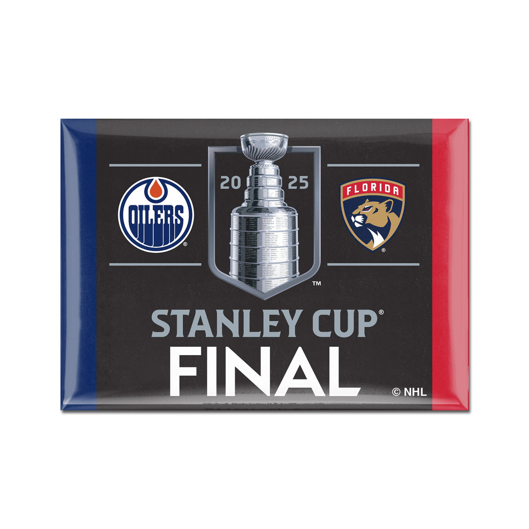 Edmonton Oilers 2025 Stanley Cup Final 2.5" x 3.5" Dueling Magnet