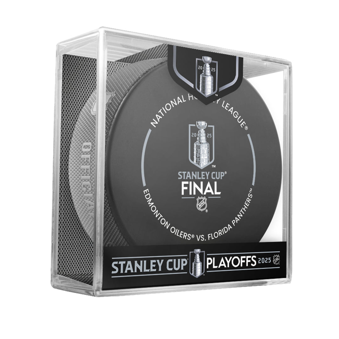 Edmonton Oilers 2025 Stanley Cup Final Official Game Puck - Game 4