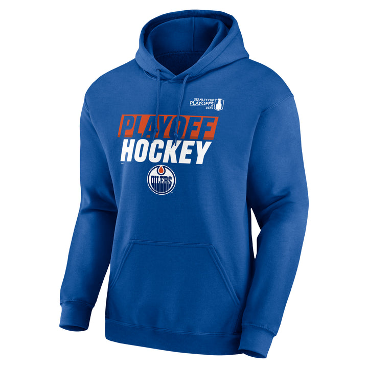 Edmonton Oilers 2025 Stanley Cup Playoffs Blue Cotton Participant Hoodie