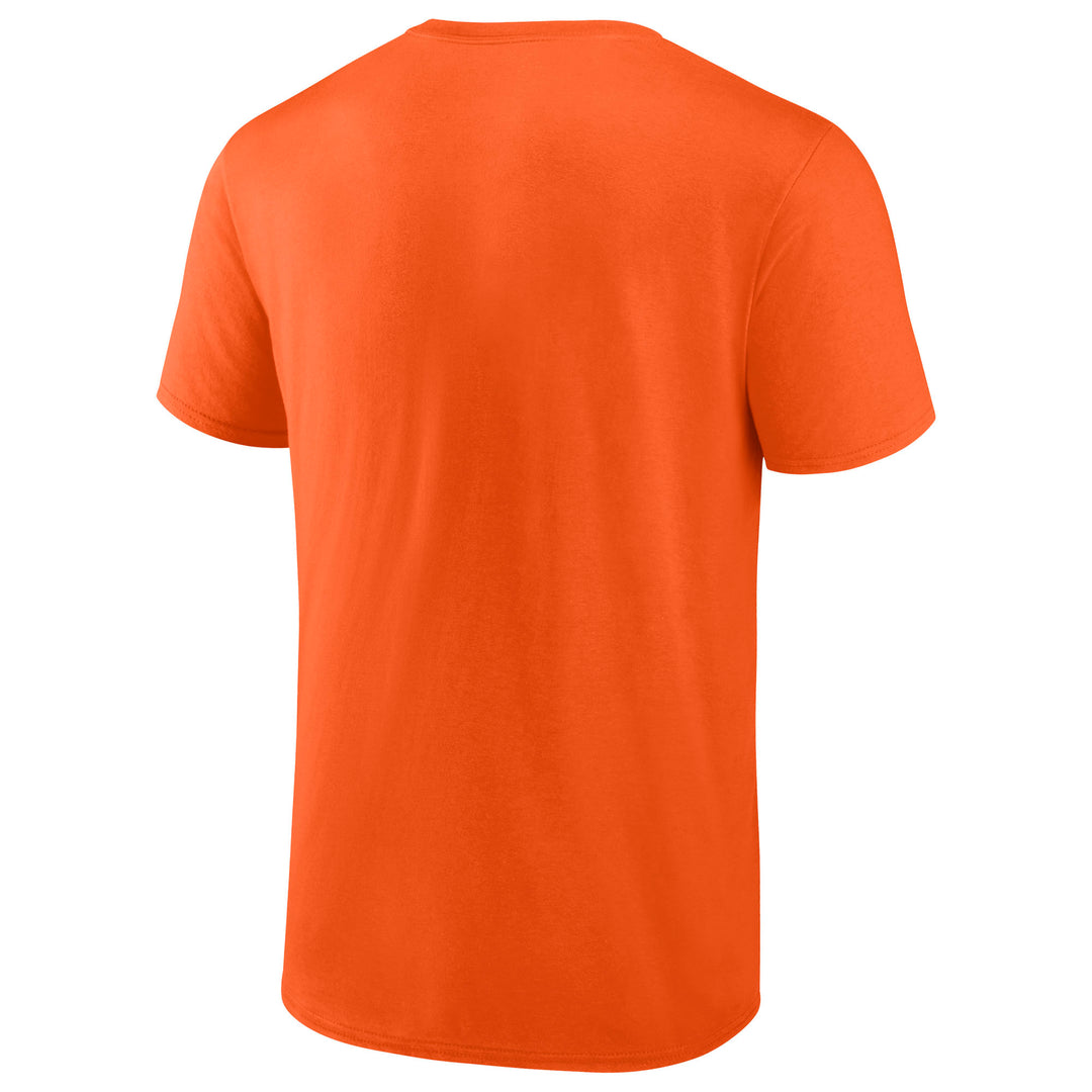 Edmonton Oilers 2025 Stanley Cup Playoffs Orange "Let's Go Oilers" Slogan T-Shirt