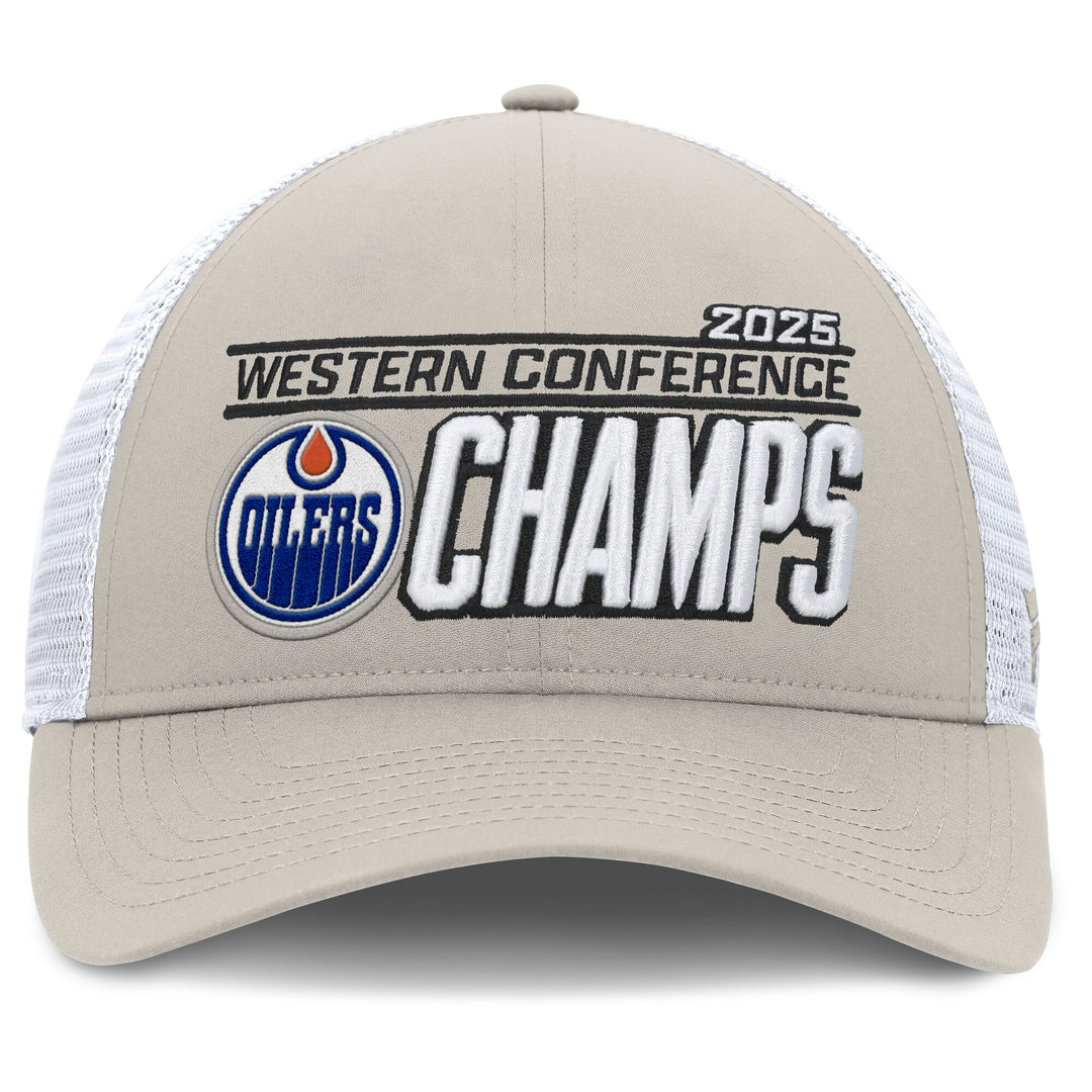 Edmonton Oilers 2025 Stanley Cup Playoffs Western Conference Champs Snapback Hat