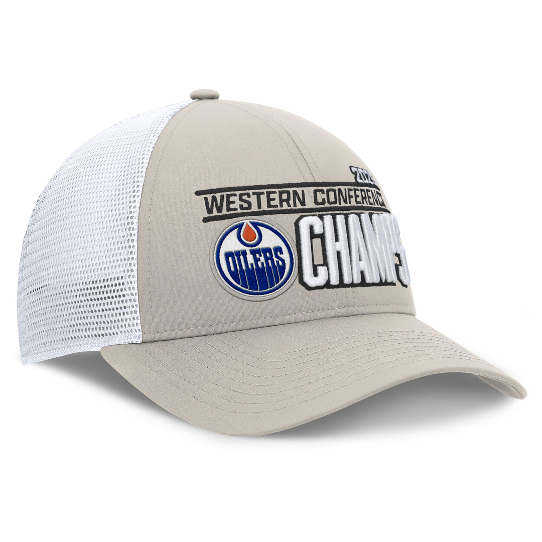 Edmonton Oilers 2025 Stanley Cup Playoffs Western Conference Champs Snapback Hat