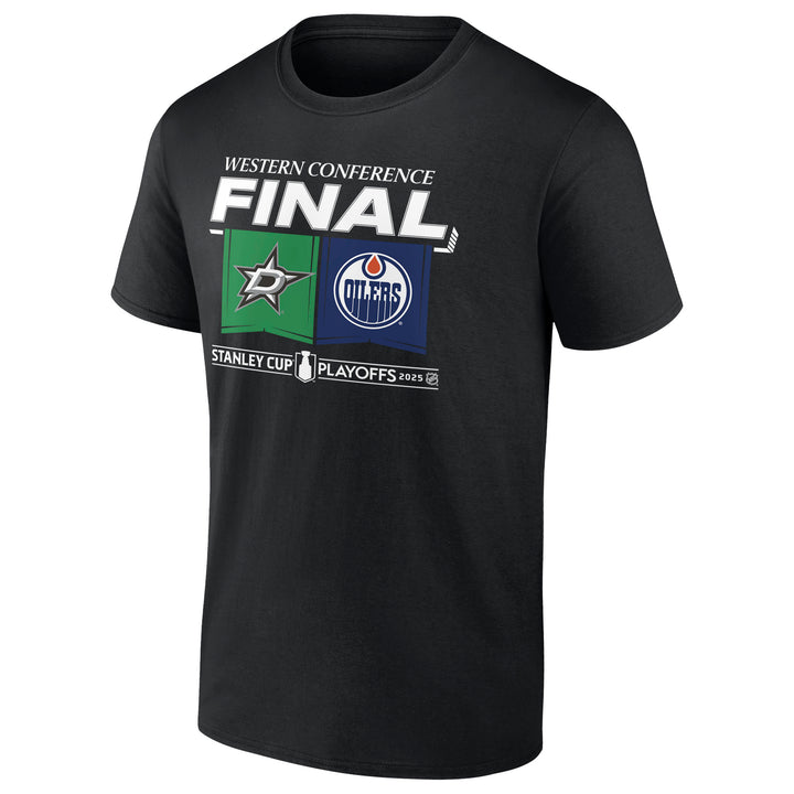 Edmonton Oilers 2025 Stanley Cup Playoffs Western Conference Final Match Up T-Shirt